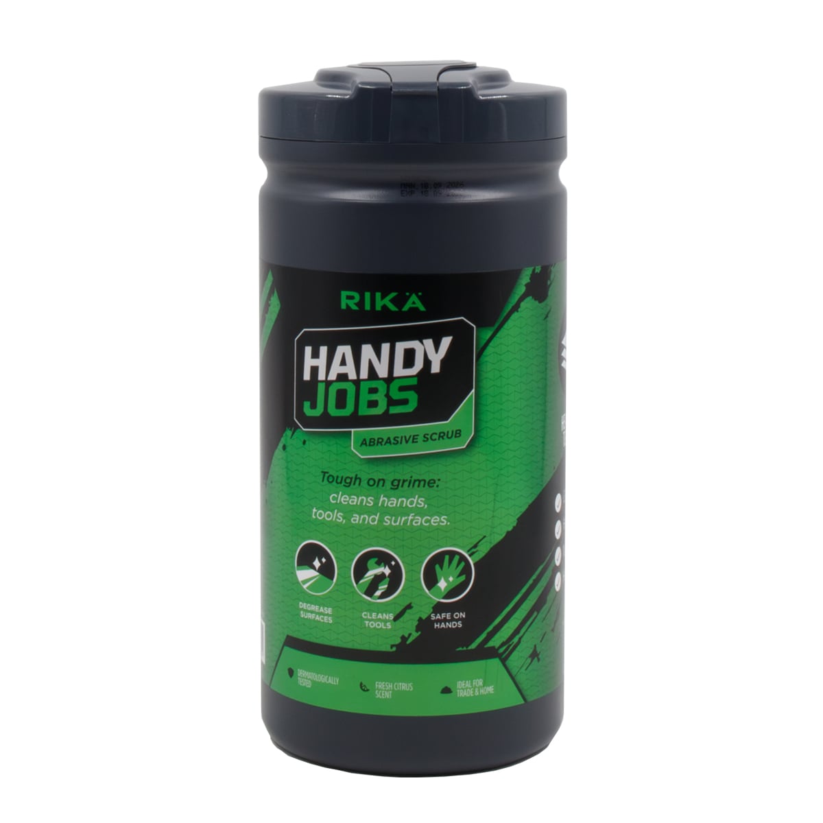 Rikä Handy Jobs Abrasive Wipes Tub - 80 Sheets
